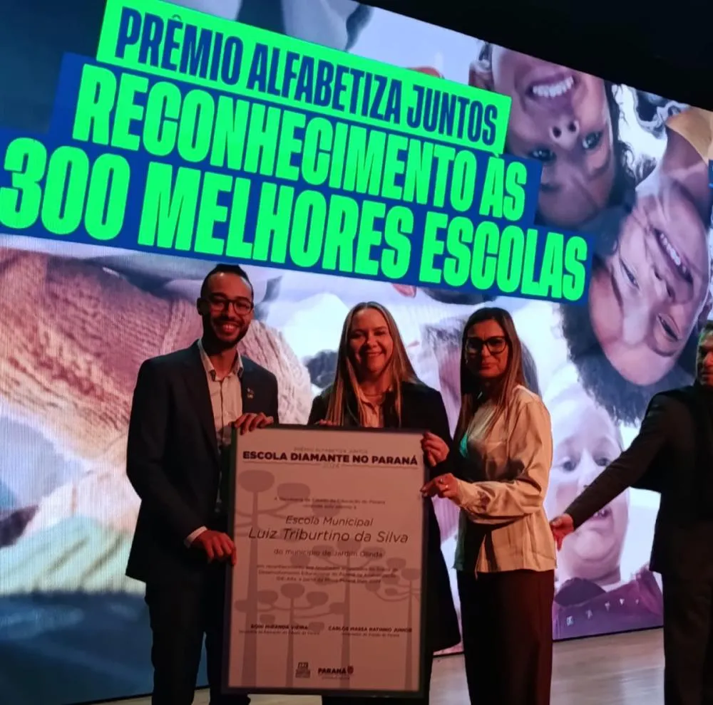 Jardim Olinda conquista 1º lugar no Alfabetiza PR
