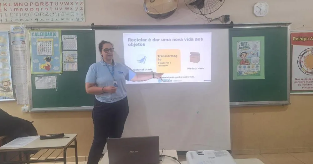 Escolas de Paranavaí recebem ciclo de palestras sobre educação ambiental