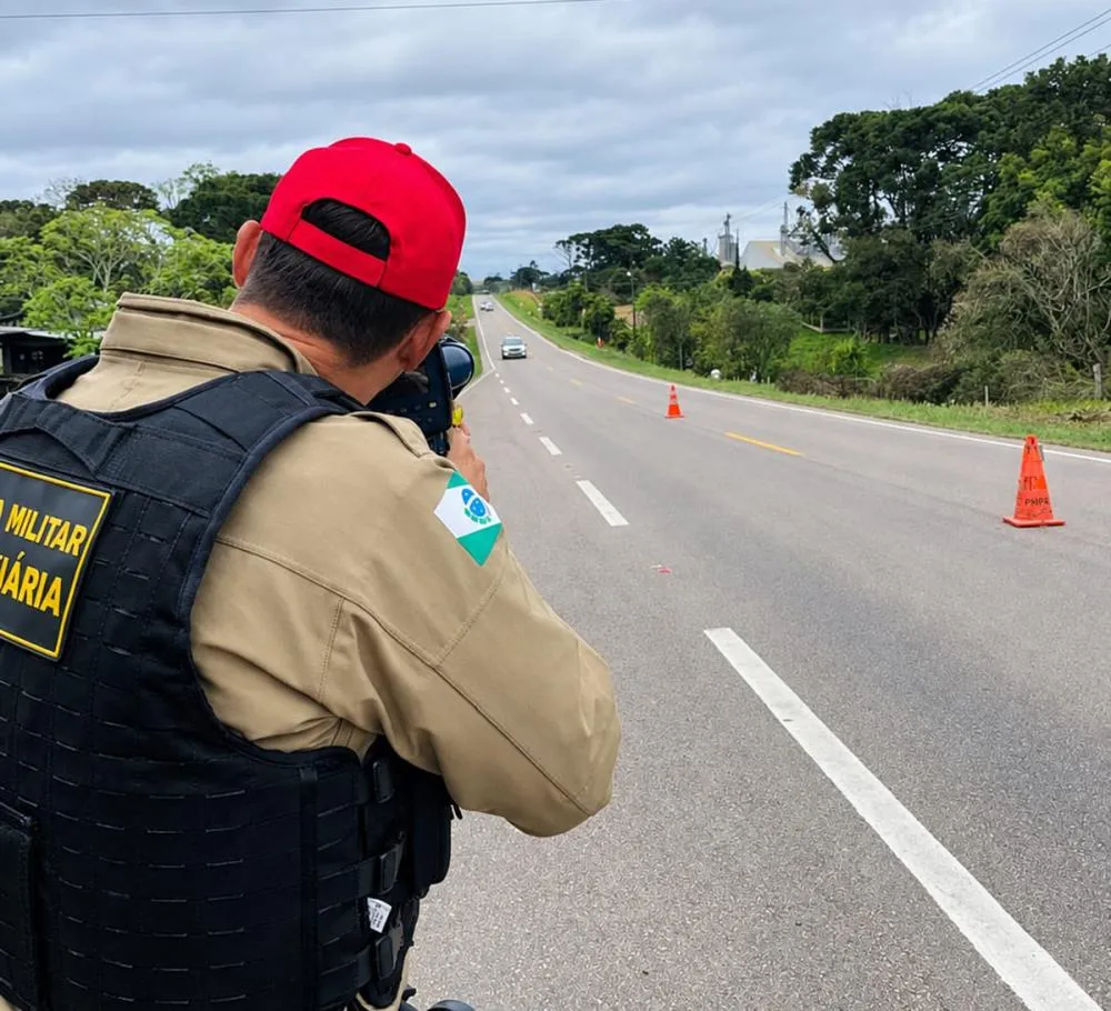 BPRv reforça fiscalização nas rodovias estaduais durante a Operação Padroeira do Brasil