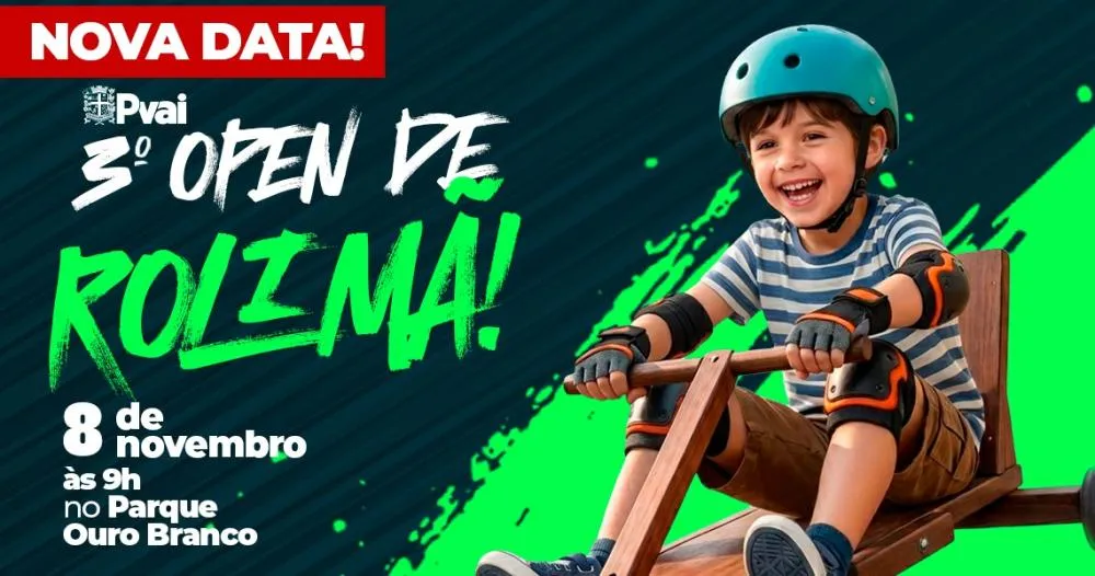 Open de Rolimã será realizado em 8 de novembro no Parque Ouro Branco