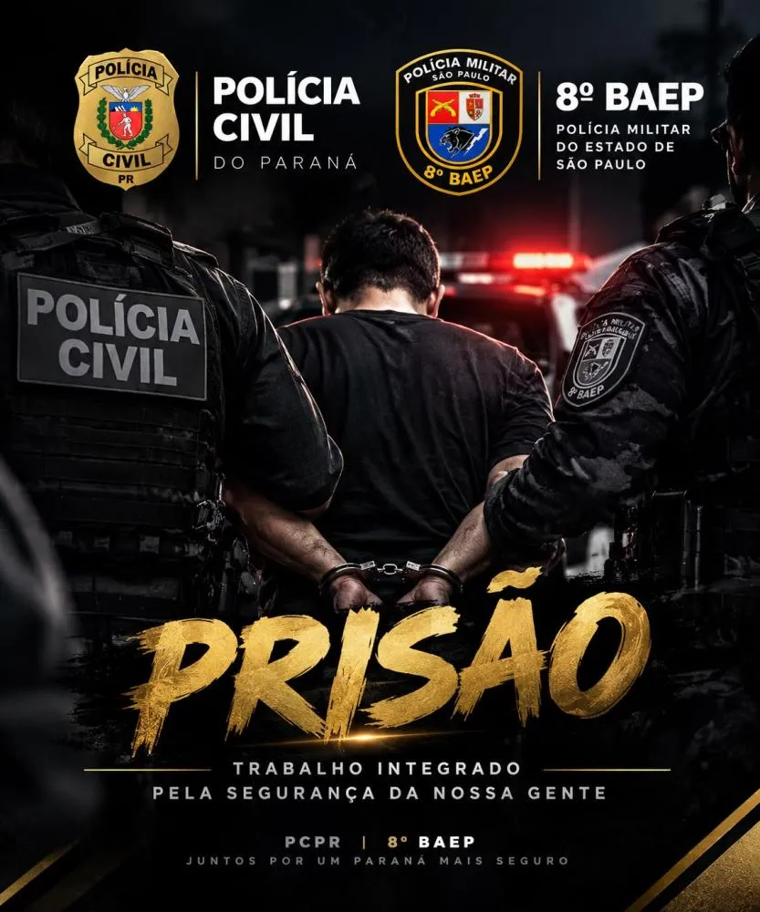 Suspeito de causar acidente com morte na PR-218, em Loanda, é preso em São Paulo