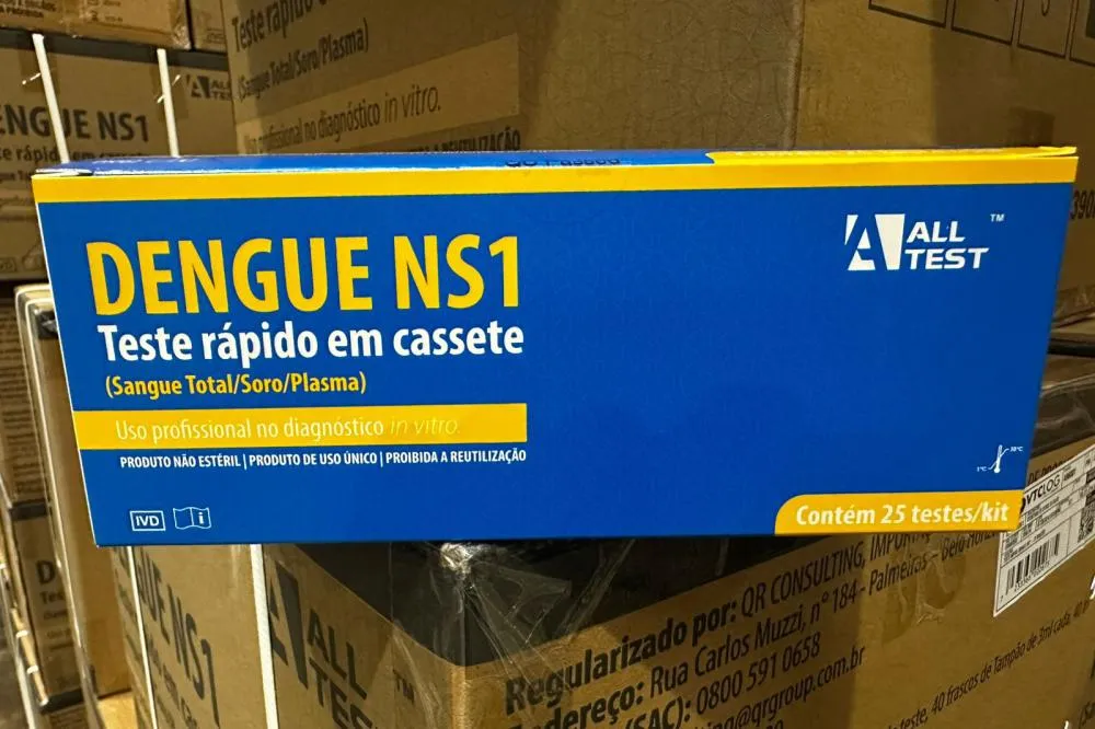 Paraná recebe 359,9 mil testes rápidos de dengue e Sesa organiza distribuição Foto: SESA
