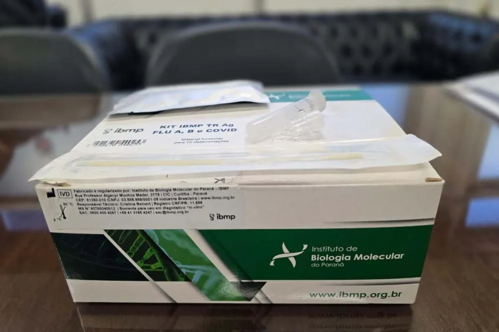 Sesa recebe 100 mil testes rápidos para Influenza A, B e Covid-19 Foto: SESA