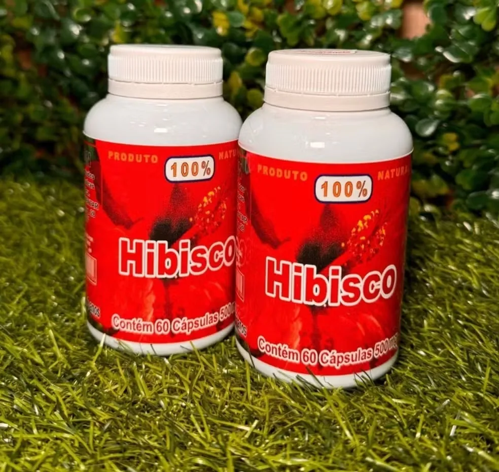 Hibisco, da marca Ervas Brasil, todos produzidos pela Ervas Brasilis — Foto: Reprodução