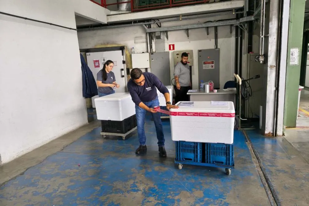 Paraná inicia a distribuição da vacina contra o Vírus Sincicial Respiratório para as Regionais de Saúde Foto: SESA