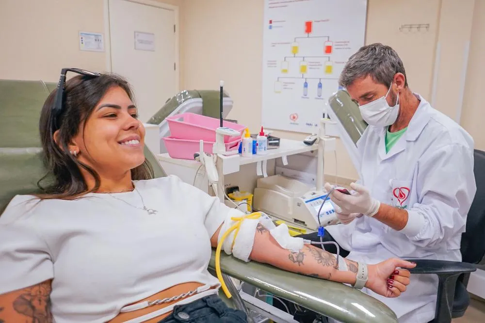 Hemepar convoca doadores para reforçar estoques de sangue antes e durante o Carnaval Foto: SECOM